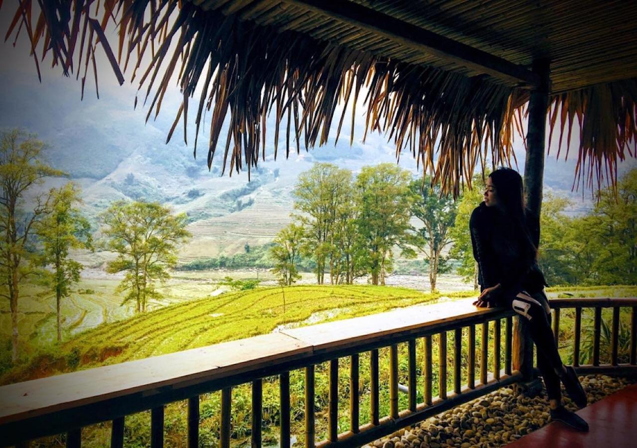 Sapa Hmong Bungalow Homestay מראה חיצוני תמונה